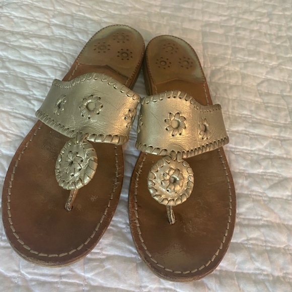Jack Rogers classic Jack Sandals-sz 9 - Picture 1 of 4